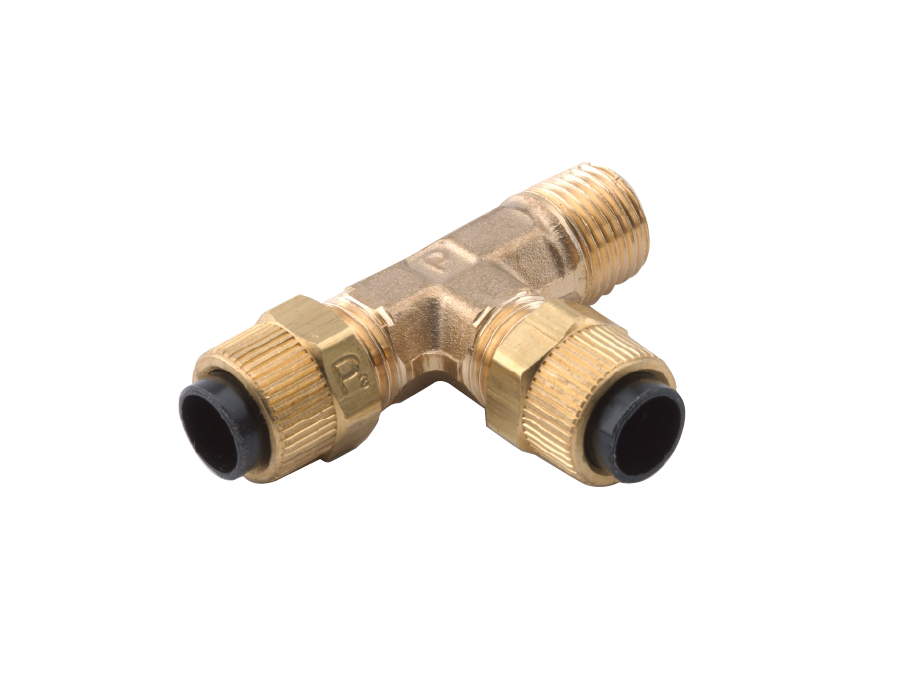 1/4" Poly Tee x 1/8" MPT - DCI 0041