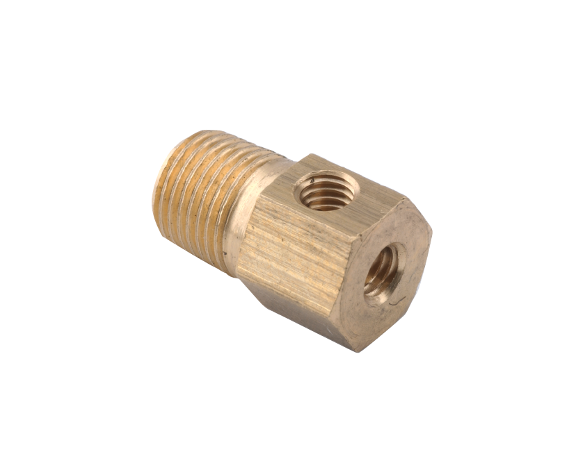 10-32 x 1/8" MPT Cross Connector - DCI 0090