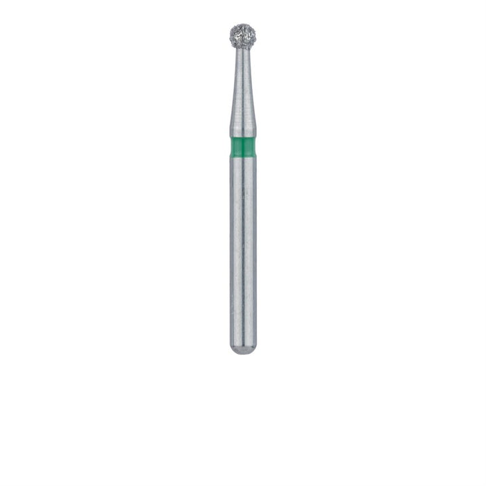 Single-Use Diamond Bur, Sterile, 25 Pack, 1.6mm Ø, Round, Coarse, FG - 0116C - Avtec Dental