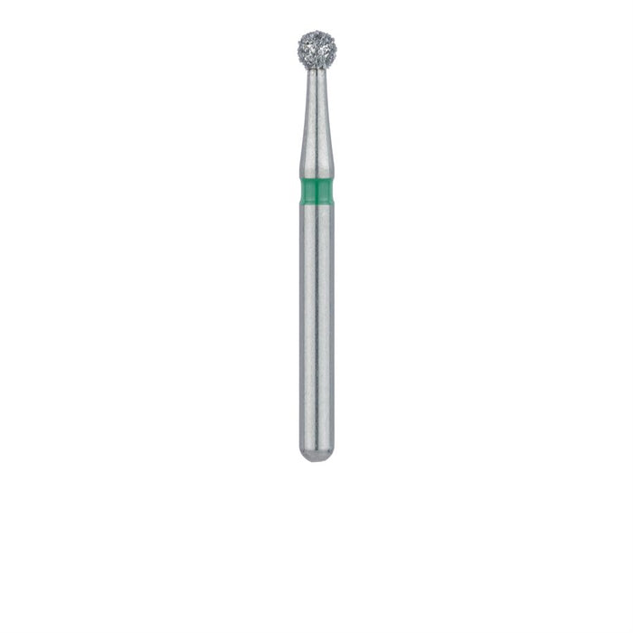Single-Use Diamond Bur, Sterile, 25 Pack, 1.8mm Ø, Round, Coarse, FG - 0118C - Avtec Dental