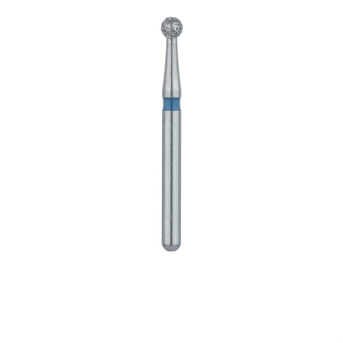 Single-Use Diamond Bur, Sterile, 25 Pack, 1.8mm Ø, Round, Medium, FG - 0118M - Avtec Dental