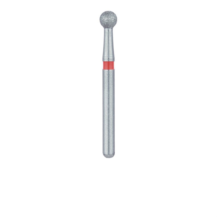 Single-Use Diamond Bur, Sterile, 25 Pack, 2.3mm Ø, Round, Fine, FG - 0123F - Avtec Dental