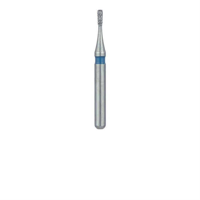 Single-Use Diamond Bur, Sterile, 25 Pack, 0.8mm Ø, Pear, 1.6mm Working Length, Medium, SS - 0508MS - Avtec Dental