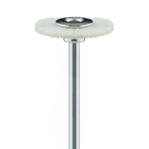 Polisher, White, Brush, Goat Hair, 16mm Ø, HP - 100-160-HP - Avtec Dental