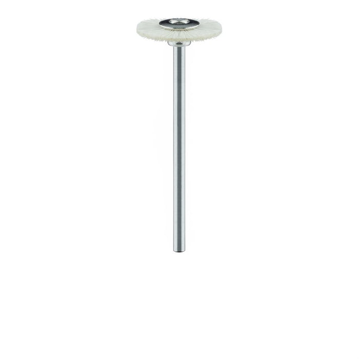 Polisher, White, Brush, Goat Hair, 16mm Ø, HP - 100-160-HP - Avtec Dental