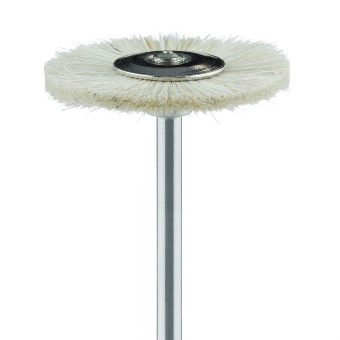 Polisher, White, Brush, Goat Hair, 22mm Ø, HP - 100-220-HP - Avtec Dental