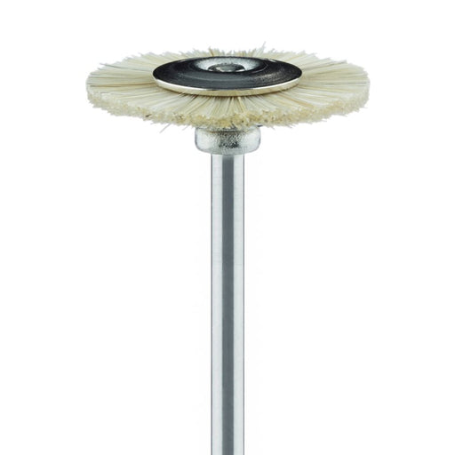 Polisher, White, Brush, Horse Hair, 19mm Ø, HP - 110-190-HP - Avtec Dental