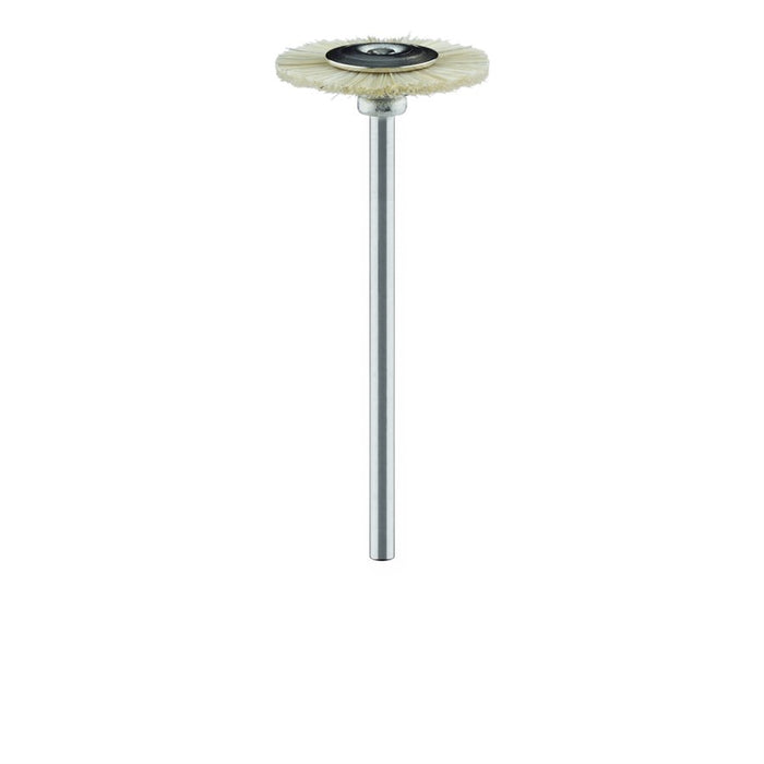 Polisher, White, Brush, Horse Hair, 19mm Ø, HP - 110-190-HP - Avtec Dental