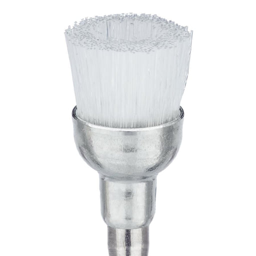 Polisher, White, Prophylaxis Brush, With Hard Nylon Bristles, 6mm Ø, RA - 116-060-RA - Avtec Dental