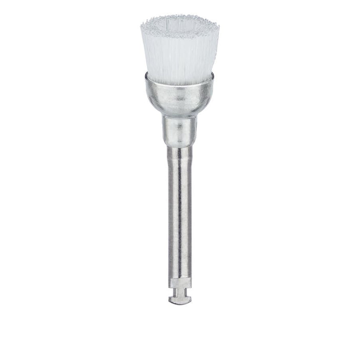 Polisher, White, Prophylaxis Brush, With Hard Nylon Bristles, 6mm Ø, RA - 116-060-RA - Avtec Dental