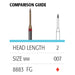 883 Thin Bevel Diamonds - Avtec Dental