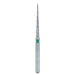 Single-Use Diamond Bur, Sterile, 25 Pack, 1.2mm Ø, Tapered Point, Needle, 12mm Working Length, Coarse, FG - 1312.11C - Avtec Dental
