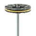 Polisher, Grey, Brush, Goat Hair, With Leather, 3-ply, HP - 140-220-HP - Avtec Dental