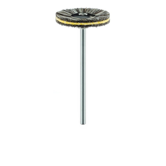 Polisher, Grey, Brush, Goat Hair, With Leather, 3-ply, HP - 140-220-HP - Avtec Dental