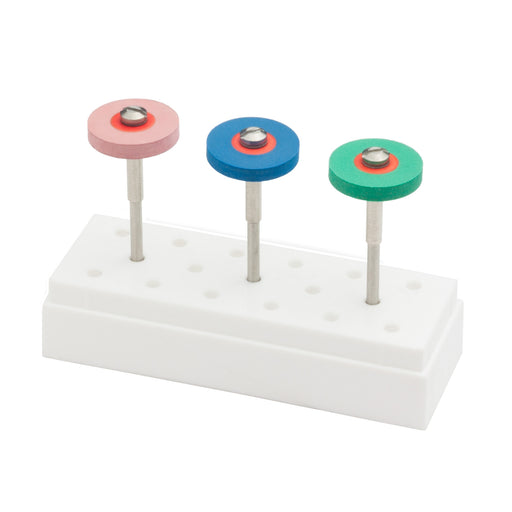 Set of 3 Ceramic Polishers, Wheels, HP - 1470 - Avtec Dental