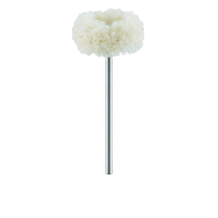Polisher, White, Brush, Cotton, 22mm Ø, HP - 150-220-HP - Avtec Dental