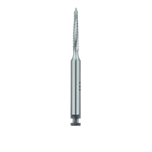 Steel Bur, Rust Free Stainless Steel Bur, 1.6mm Ø, Cross Cut, 9mm Length Lindemann Bur, RAL - 162RF-016-RAL - Avtec Dental