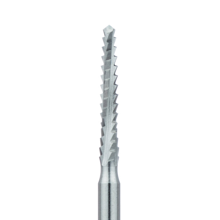 Steel Bur, Rust Free Stainless Steel Bur, 1.6mm Ø, Cross Cut, 9mm Length Lindemann Bur, SU - 162RF-016-SU - Avtec Dental