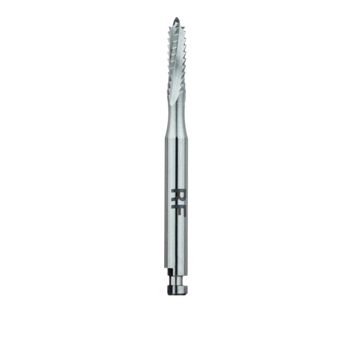 Steel Bur, Rust Free Stainless Steel Bur, 2.3mm Ø, Cross Cut, 7mm Length Lindemann Bur, RAL -  165RF-023-RAL - Avtec Dental