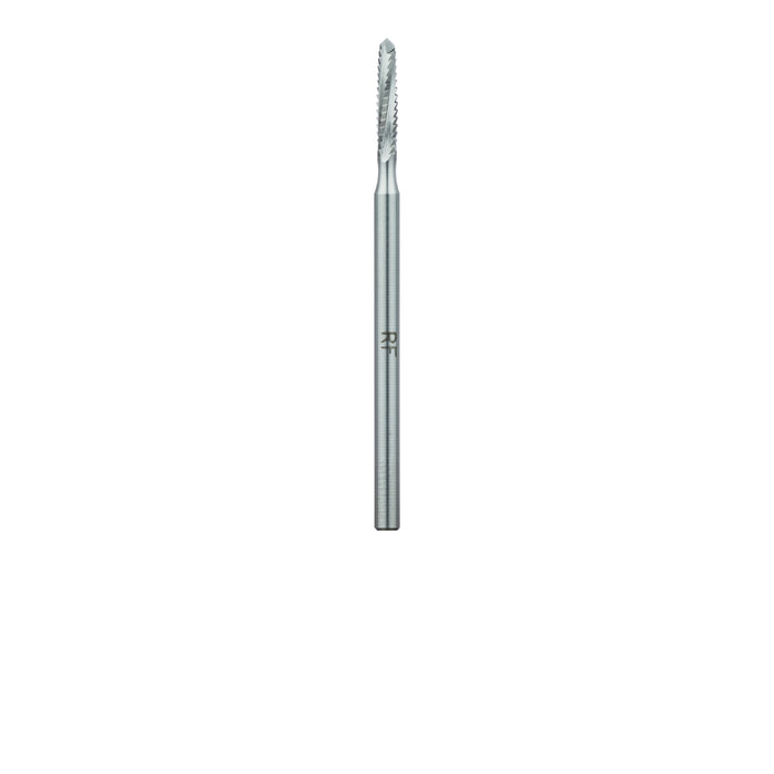 Steel Bur, Rust Free Stainless Steel Bur, 2.3mm Ø, Cross Cut, 10mm Length Lindemann Bur, HP - 167RF-023-HP - Avtec Dental