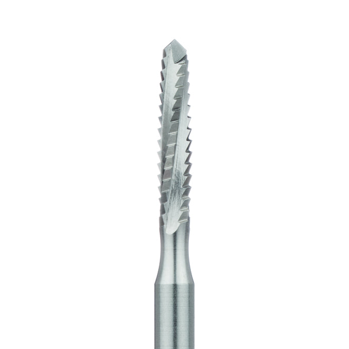 Steel Bur, Rust Free Stainless Steel Bur, 2.3mm Ø, Cross Cut, 10mm Length Lindemann Bur, HP - 167RF-023-HP - Avtec Dental