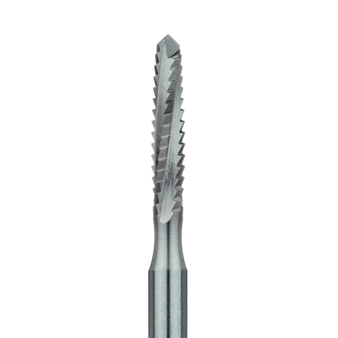 Steel Bur, Rust Free Stainless Steel Bur, 2.3mm, Cross Cut 10.0mm Length Lindemann Bur, HPXL - 167RF-023-HPXL - Avtec Dental