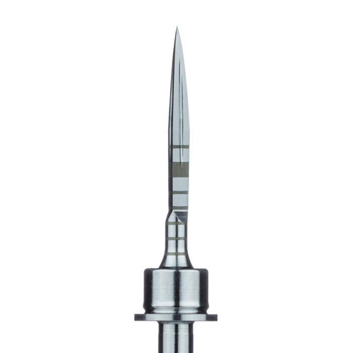 Surgery, Pilot Drill with Stop, Spade Stainless Steel Bur, 1.8mm Ø, RA - 187RF-018-RA - Avtec Dental