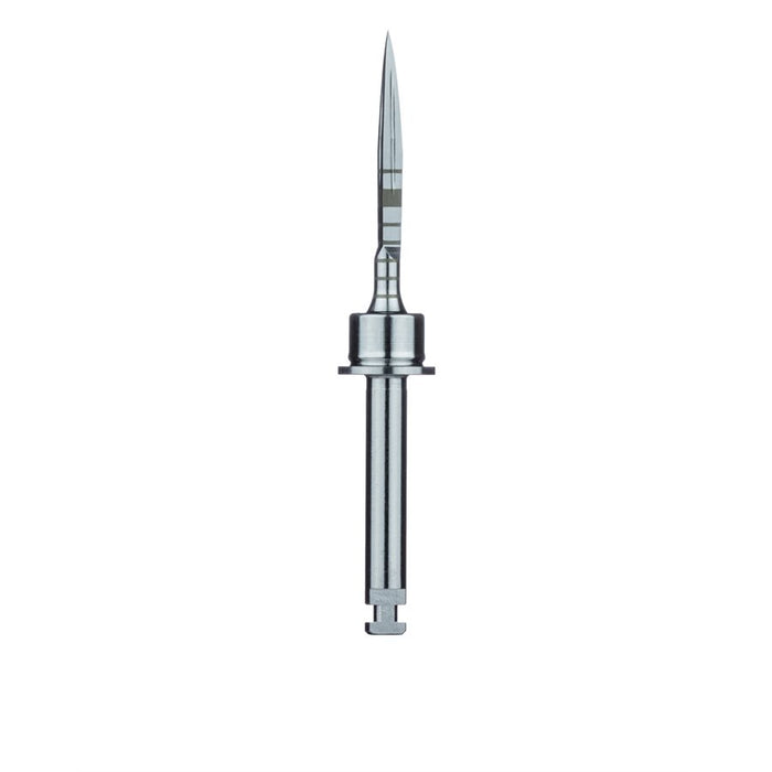 Surgery, Pilot Drill with Stop, Spade Stainless Steel Bur, 1.8mm Ø, RA - 187RF-018-RA - Avtec Dental