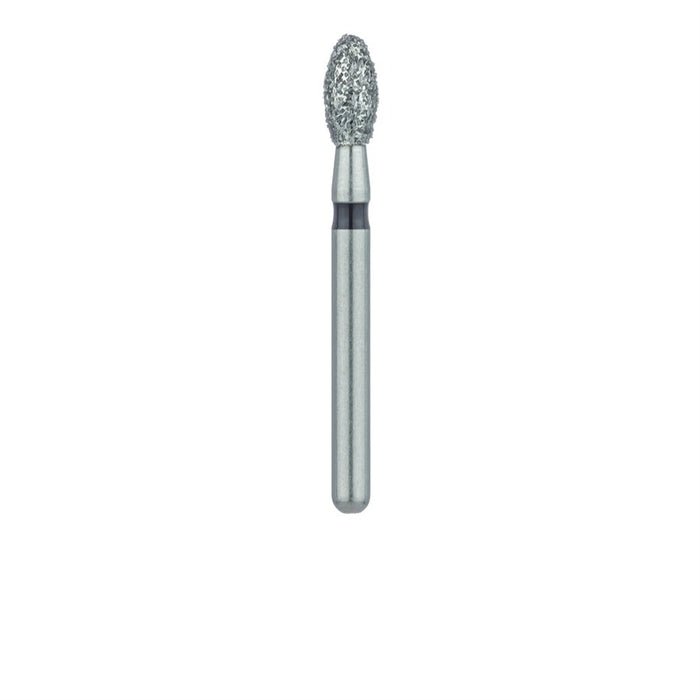 Single-Use Diamond Bur, Sterile, 25pk, 2.3mm Ø, Football, Egg, 4.2mm Working Length, Super Coarse, FG - 1900C - Avtec Dental