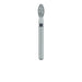 Single-Use Diamond Bur, Sterile, 25pk, 2.3mm Ø, Football, Egg, 4.2mm Working Length, Super Coarse, FG - 1900C - Avtec Dental