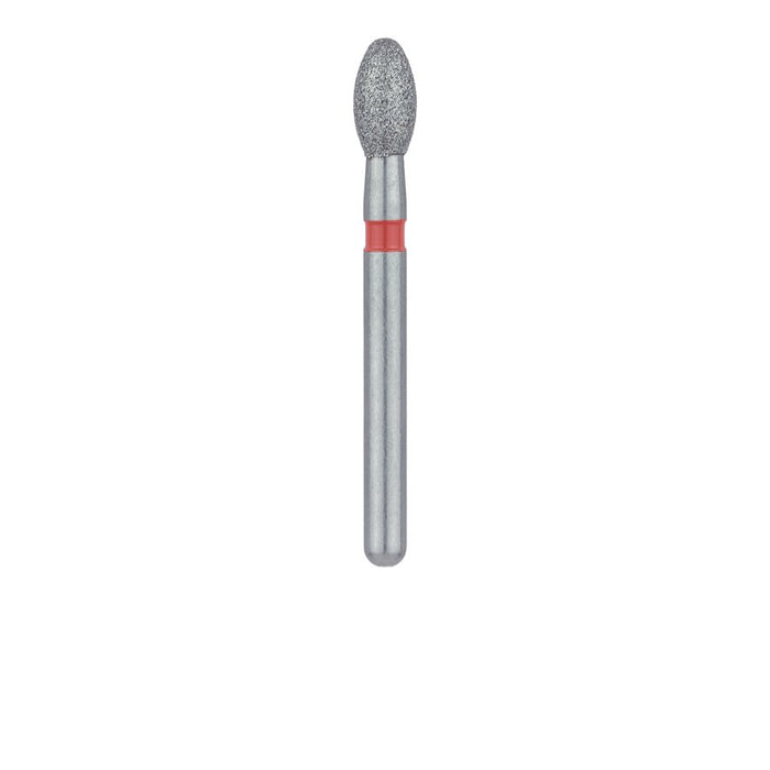 Single-Use Diamond Bur, Sterile, 25pk, 2.3mm Ø, Football, Egg, 4.2mm Working Length, Fine, FG - 1900F - Avtec Dental