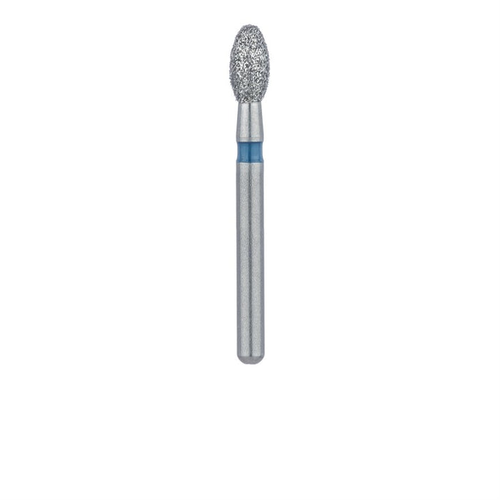 Single-Use Diamond Bur, Sterile, 25pk, 2.3mm Ø, Football, Egg, 4.2mm Working Length, Medium, FG - 1900M - Avtec Dental