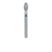 Single-Use Diamond Bur, Sterile, 25pk, 2.3mm Ø, Football, Egg, 4.2mm Working Length, Medium, FG - 1900M - Avtec Dental