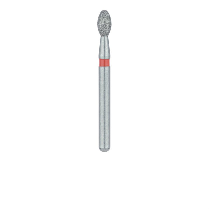 Single-Use Diamond Bur, Sterile, 25pk, 1.8mm Ø, Football, Egg, 3.4mm Working Length, Fine, FG - 1908F - Avtec Dental