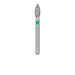 Single-Use Diamond Bur, Sterile, 25 Pack, 2.1mm Ø, Pointed Football, Bud, 5mm Working Length, Coarse, FG - 1920C - Avtec Dental