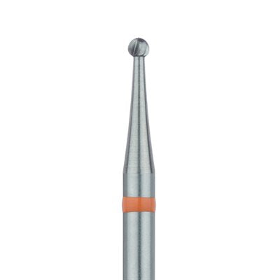 Steel Bur, Rust Free Stainless Steel Bur, US #5, 1.6mm Ø, Round, HP - 1RF-016-HP - Avtec Dental