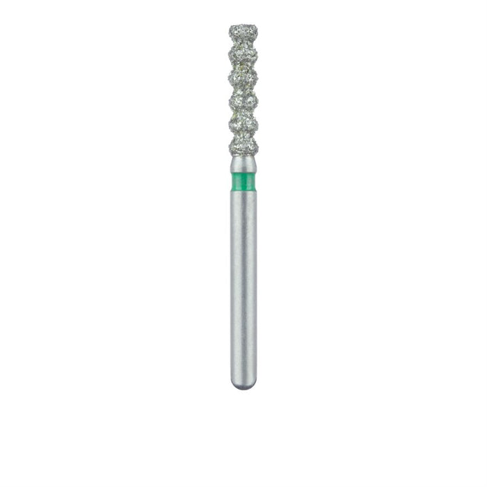 Single-Use Diamond Bur, Sterile, 25 Pack, 1.8mm Ø, CE, Tapered, 8mm Working Length, Coarse, FG - 2218C - Avtec Dental