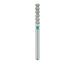 Single-Use Diamond Bur, Sterile, 25 Pack, 1.8mm Ø, CE, Tapered, 8mm Working Length, Coarse, FG - 2218C - Avtec Dental