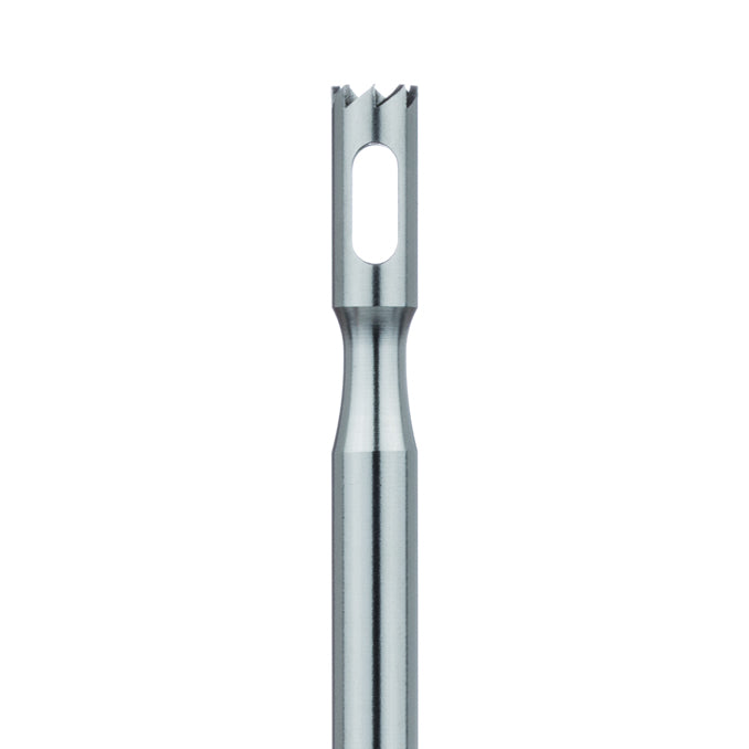 Steel Bur, Rust Free Stainless Steel Bur, 2.3mm External Ø, 1.8mm Internal Ø, Trephine, HP - 224RF-023-HP - Avtec Dental