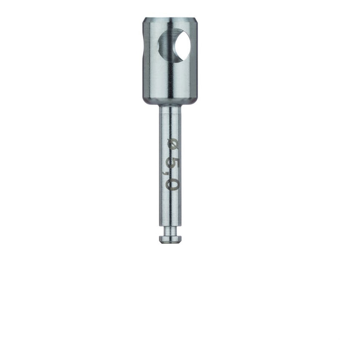 Steel, Stainless Steel Bur, 5.7mm External Ø, 5mm Internal Ø, Tissue Punch, RA - 225-050-RA - Avtec Dental