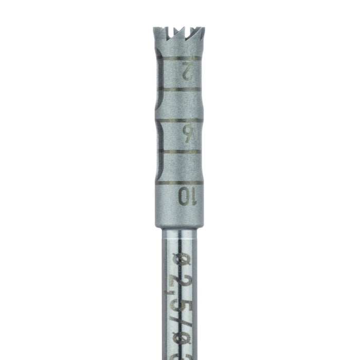 Surgery, Stainless Steel Bur, Trephine, 3.5mm External Ø, 2.5mm Internal Ø, RAL - 229-025-RAL - Avtec Dental