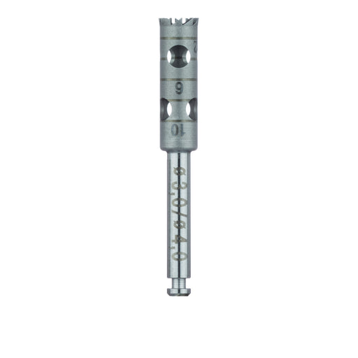 Surgery, Stainless Steel Bur, Trephine, 4mm External Ø, 3mm Internal Ø, RAL - 229-030-RAL - Avtec Dental