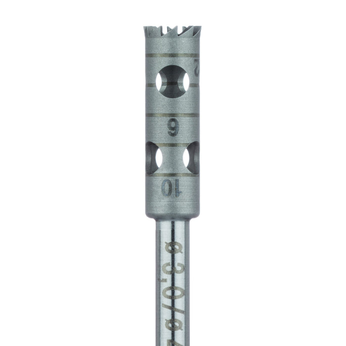 Surgery, Stainless Steel Bur, Trephine, 4mm External Ø, 3mm Internal Ø, RAL - 229-030-RAL - Avtec Dental
