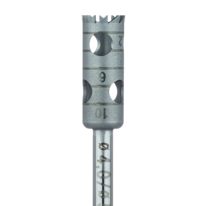 Surgery, Stainless Steel Bur, Trephine, 5mm External Ø, 4mm Internal Ø, RAL - 229-040-RAL - Avtec Dental