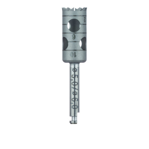 Surgery, Stainless Steel Bur, Trephine, 6mm External Ø, 5mm Internal Ø, RAL - 229-050-RAL - Avtec Dental