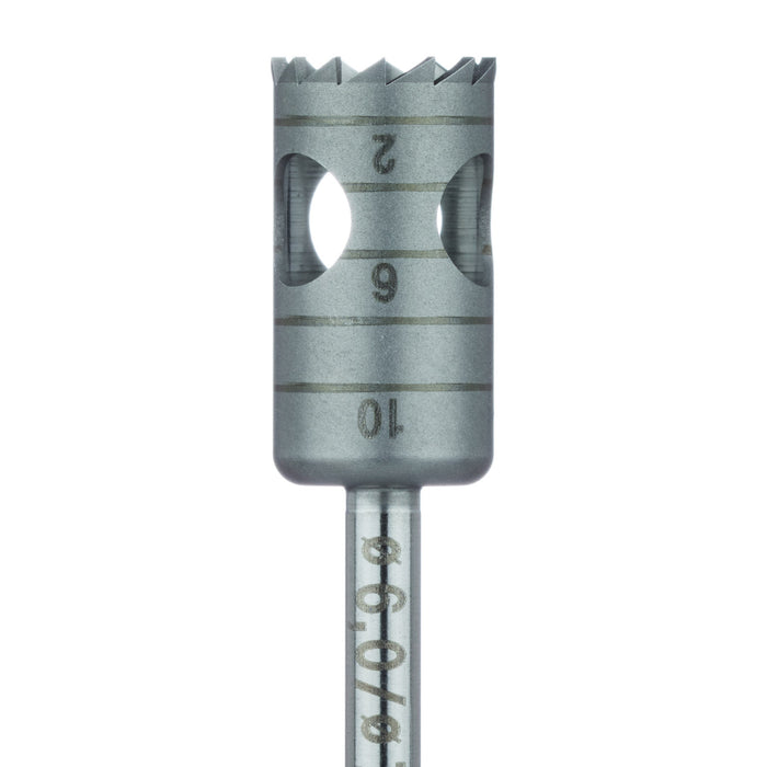 Surgery, Stainless Steel Bur, Trephine, 7mm External Ø, 6mm Internal Ø, RAL - 229-060-RAL - Avtec Dental