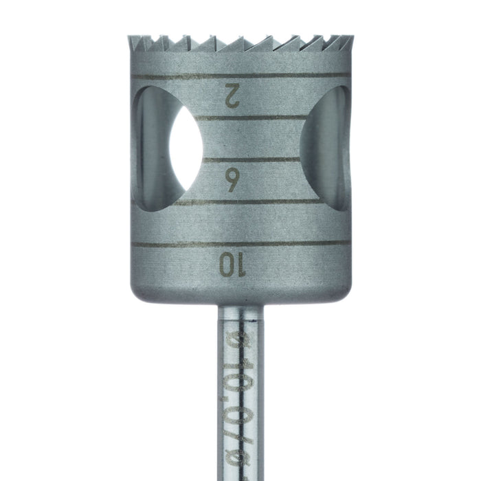 Surgery, Stainless Steel Bur, Trephine, 11mm External Ø, 10mm Internal Ø, RAL - 229-100-RAL - Avtec Dental