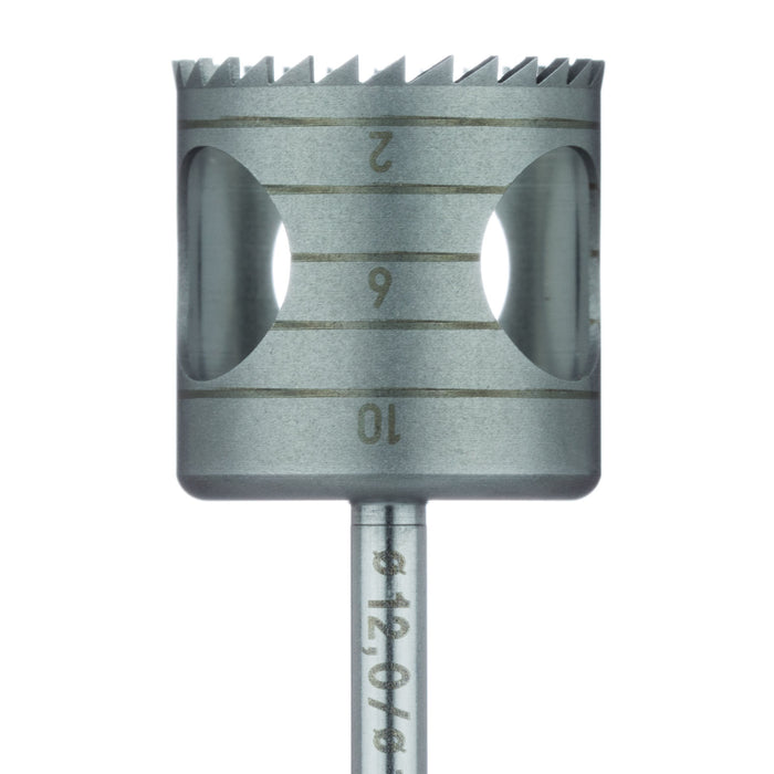 Surgery, Stainless Steel Bur, Trephine, 13mm External Ø, 12mm Internal Ø, RAL - 229-120-RAL - Avtec Dental