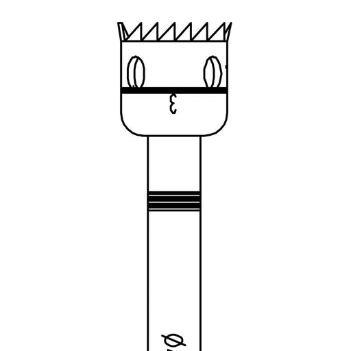 Self Limiting Trephine Diameter 4.0 / 5.0 L 3mm - 229IU-503-RAX - Avtec Dental