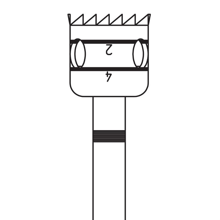 Self Limiting Trephine, 6mm External Ø, 5mm Internal Ø, 4mm Length, RAX - 229IU-604-RAX - Avtec Dental